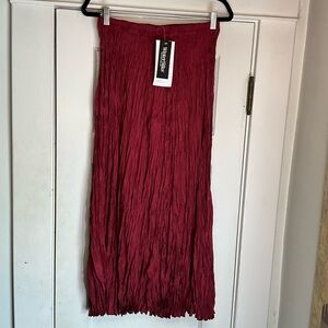 Wintersilks Vintage Deadstock 100% Silk Maxi Skirt NWT